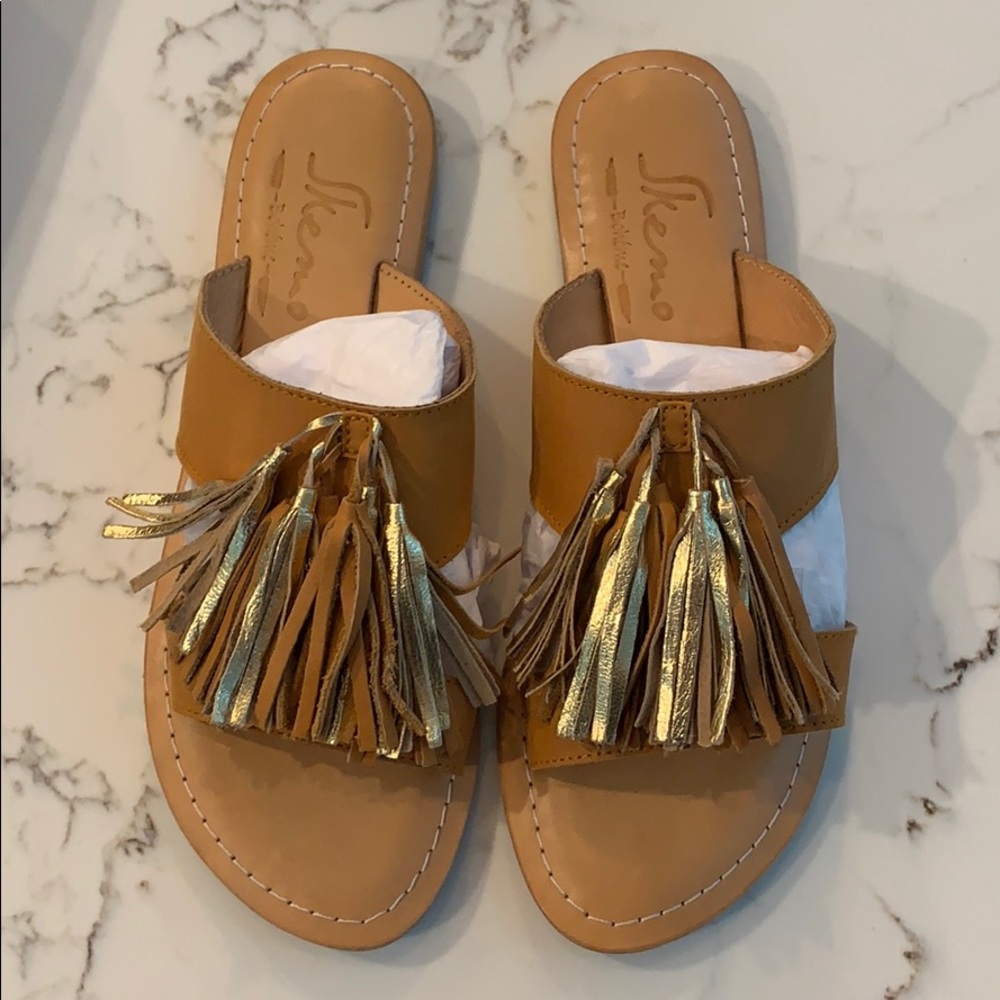NEW Skemo Tassel Slide Flat